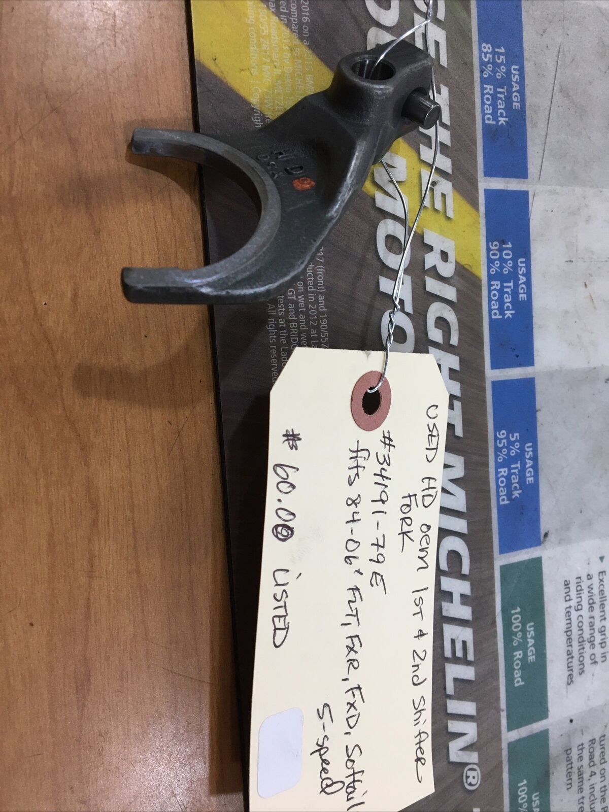 Harley Davidson oem 1st & 2nd Shifter Fork #34191-79E