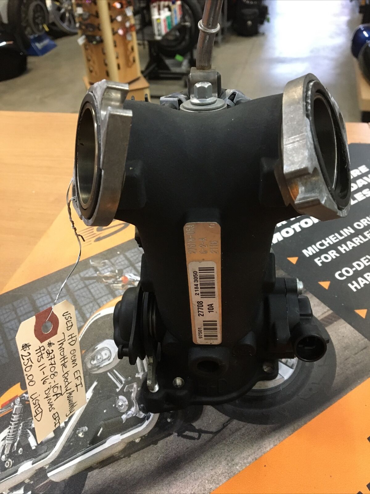 Harley Davidson oem EFI throttle body assembly #27708-10A