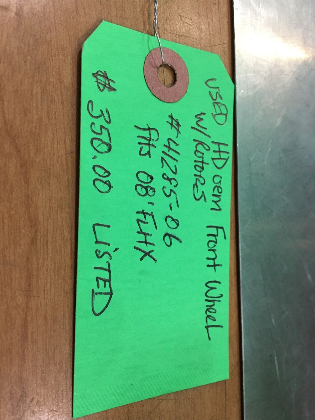 Harley Davidson oem Front Wheel W/Rotors #41285-06