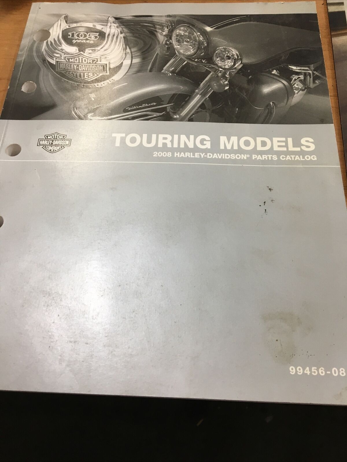 Harley Davidson oem Touring Models Parts Catalog 2008 #99456-08
