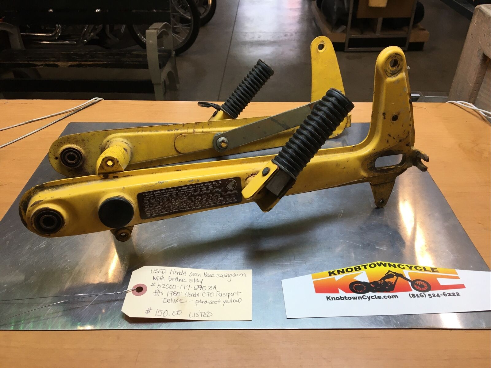 Honda oem Rear Swingarm With Brake Stay #52000-174-670ZA