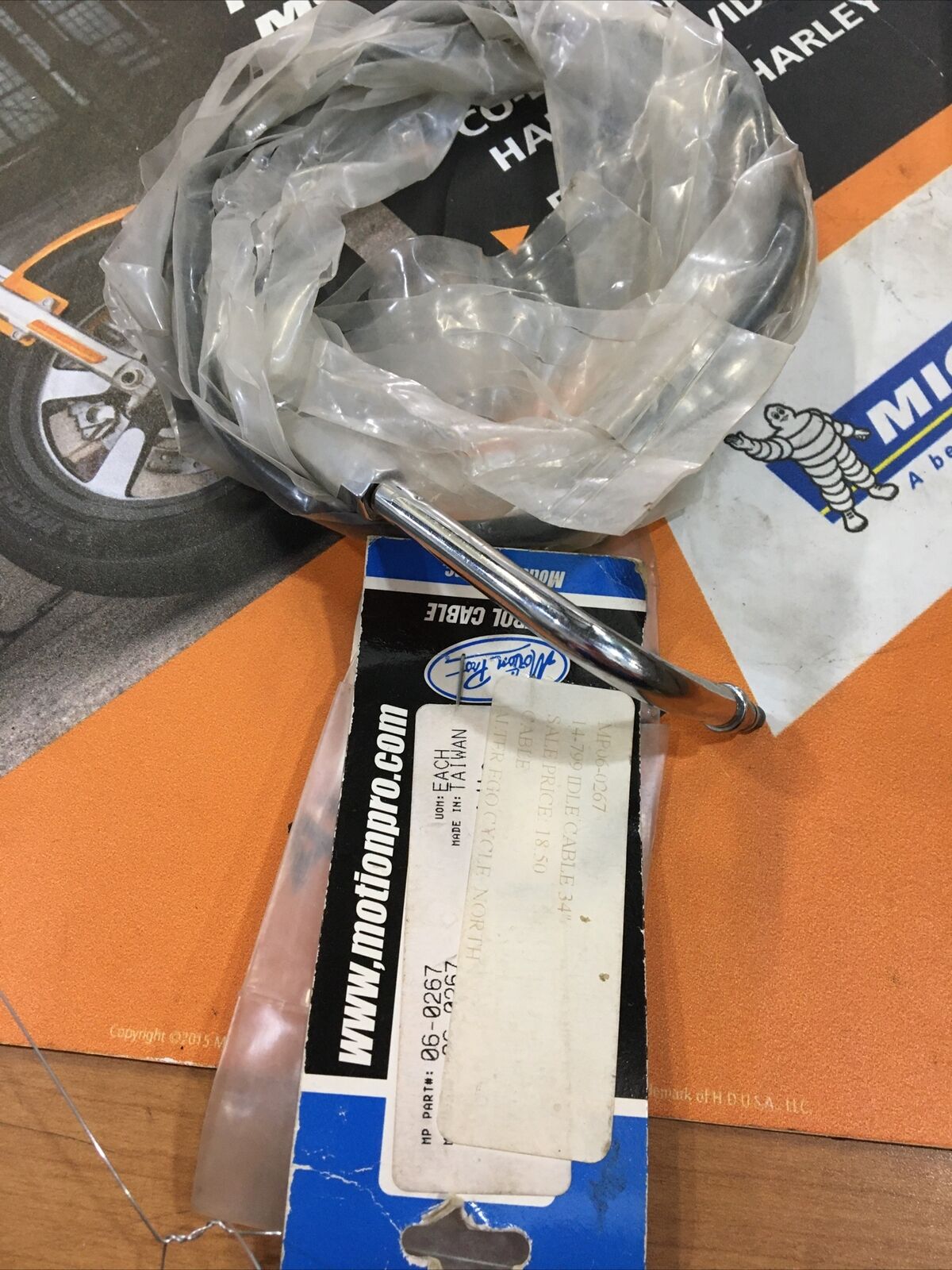 Motion Pro black idle cable 29.5” #06-0267