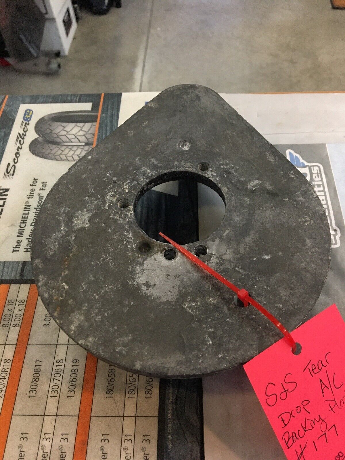 S&S Cycle Tear Drop Air Cleaner Backing Plate #177
