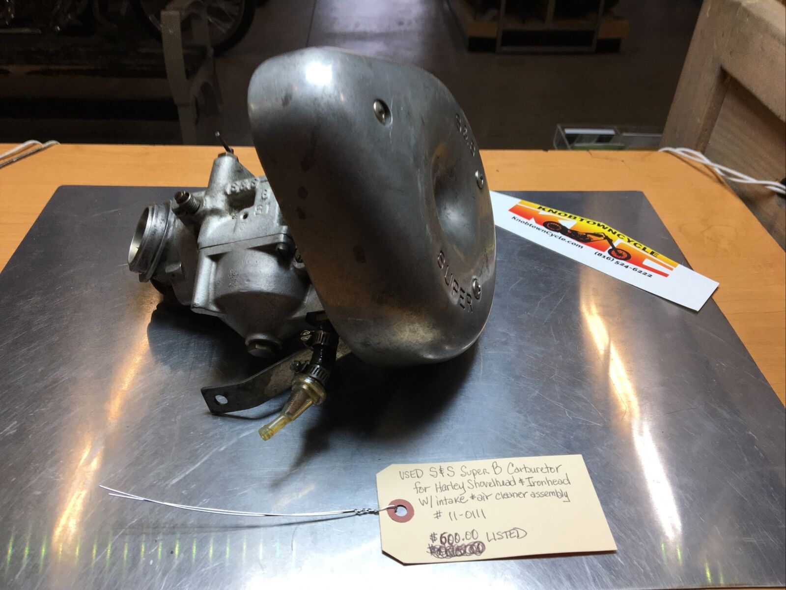 S&S Super B Carburetor For Harley #11-0111