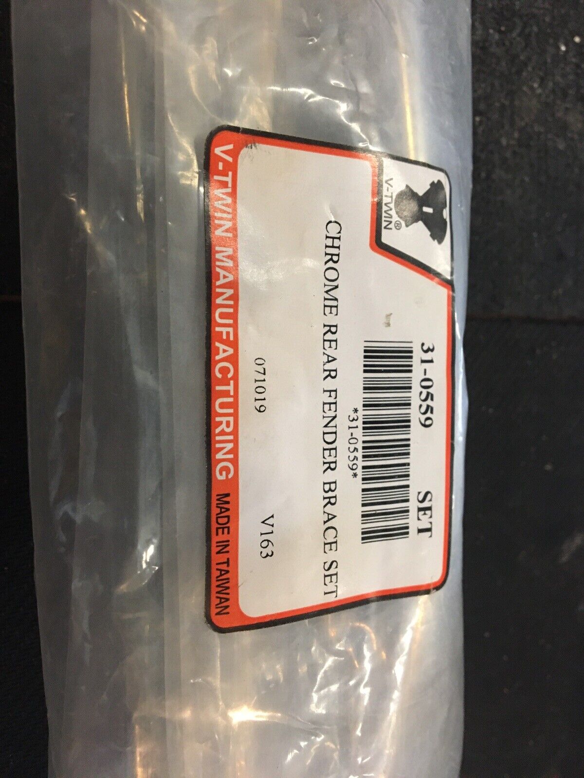 V-Twin Manufacturing Rear Fender Brace Set - 31-0559