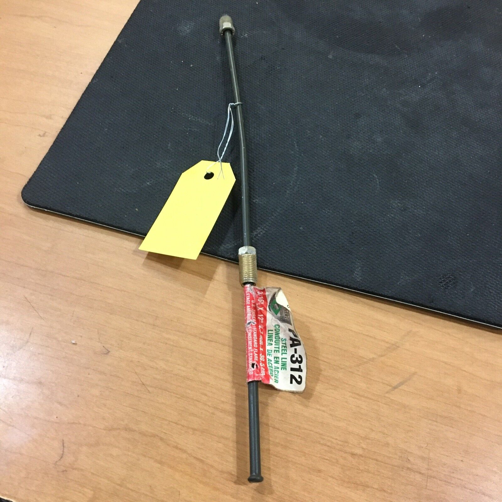 American Grease Stick steel brake line 3/16” x 12” #PA-312