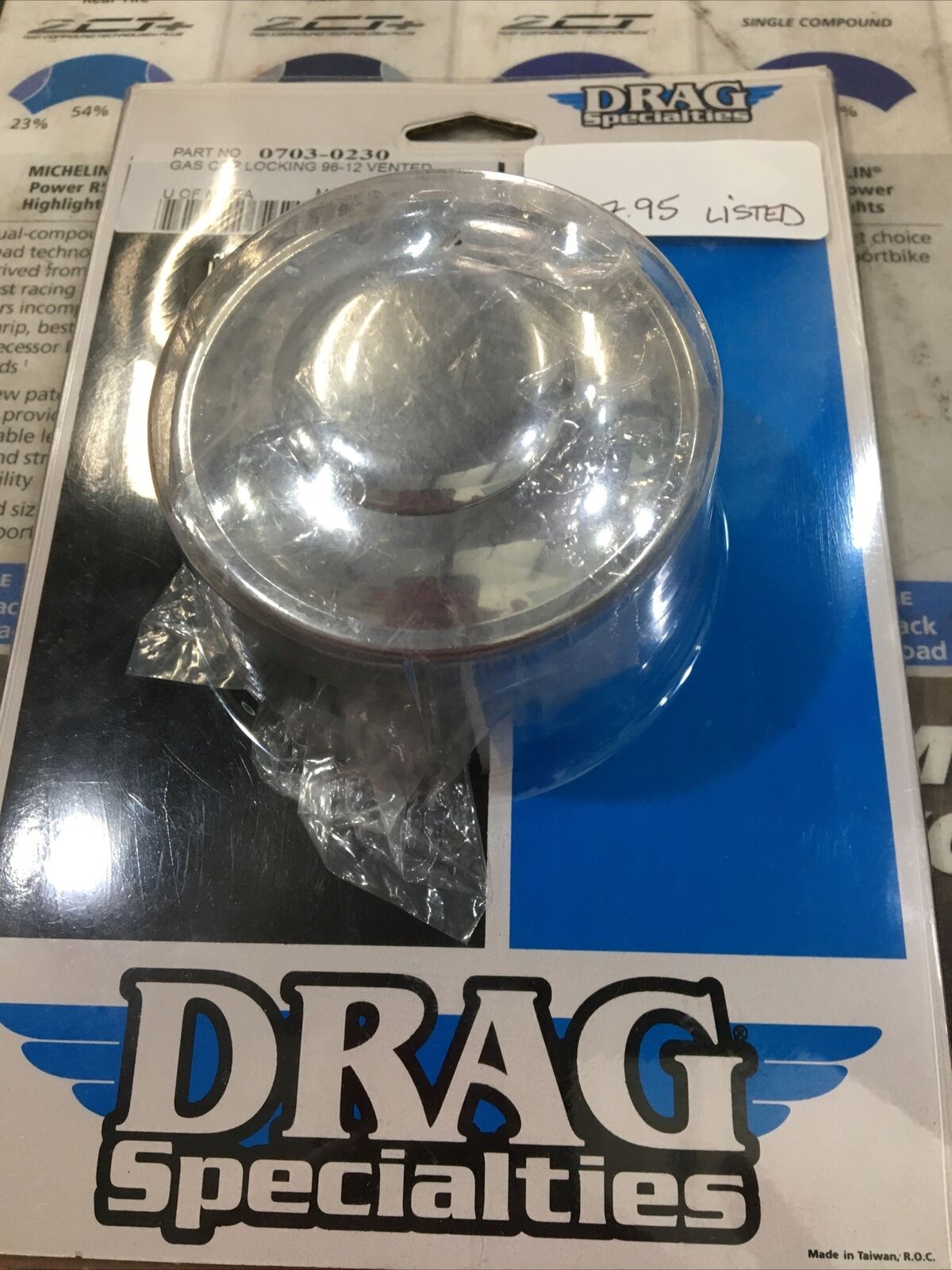 Chrome Vented Locking Gas Cap #0703-0230