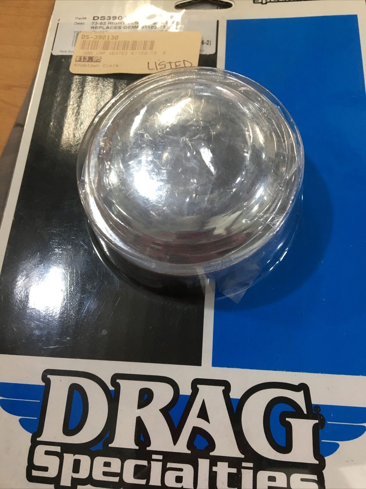 Chrome Vented Original Style Gas Cap #DS-390130