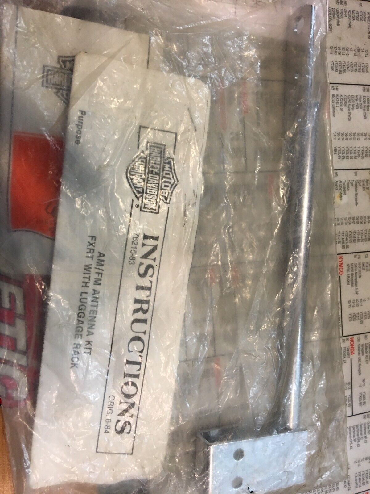 Harley Davidson Am/Fm Antenna Kit #76215-83 FXRT