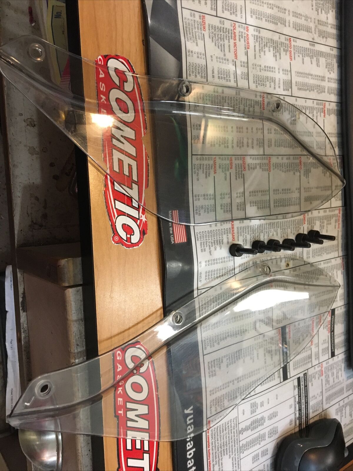 Harley Davidson Lightly Smoked Fairing Air Deflectors #58120-96A