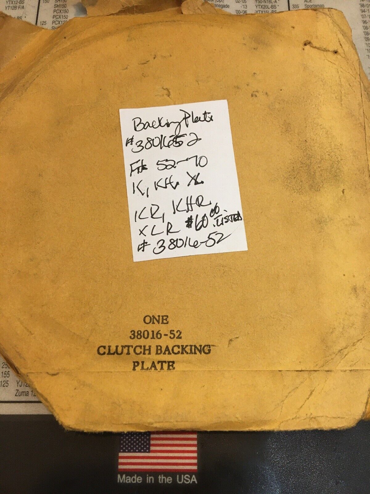 Harley Davidson OEM Clutch Backing Plate #38016-52