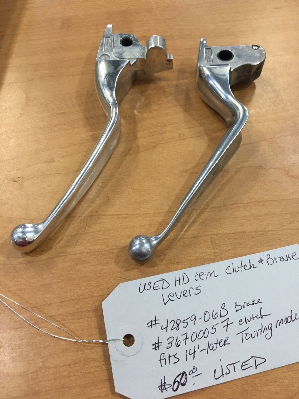 Harley Davidson OEM Clutch and Brake levers #42859-06B/36700057