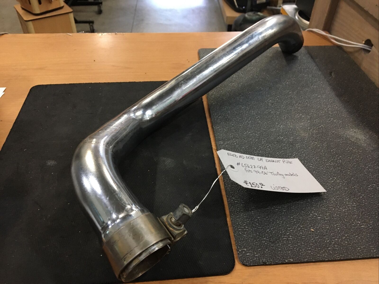 Harley Davidson OEM LH exhaust pipe #65627-99A