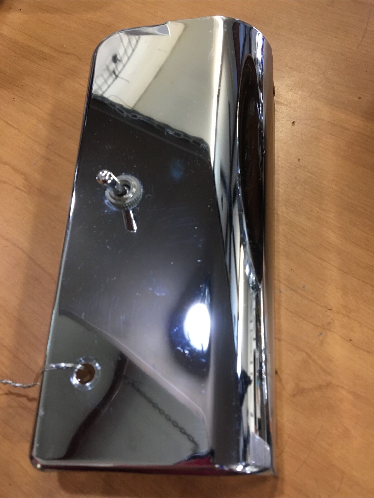 Harley Davidson OEM chrome LH rear back panel /switch #67821-87