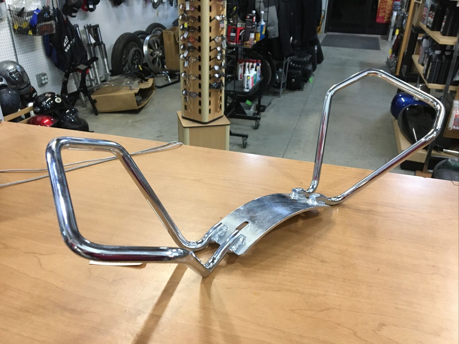 Harley Davidson OEM chrome passenger grab rail #52400090
