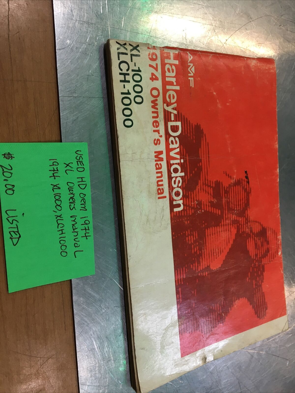 Harley Davidson oem 1974 XL Owners Manual