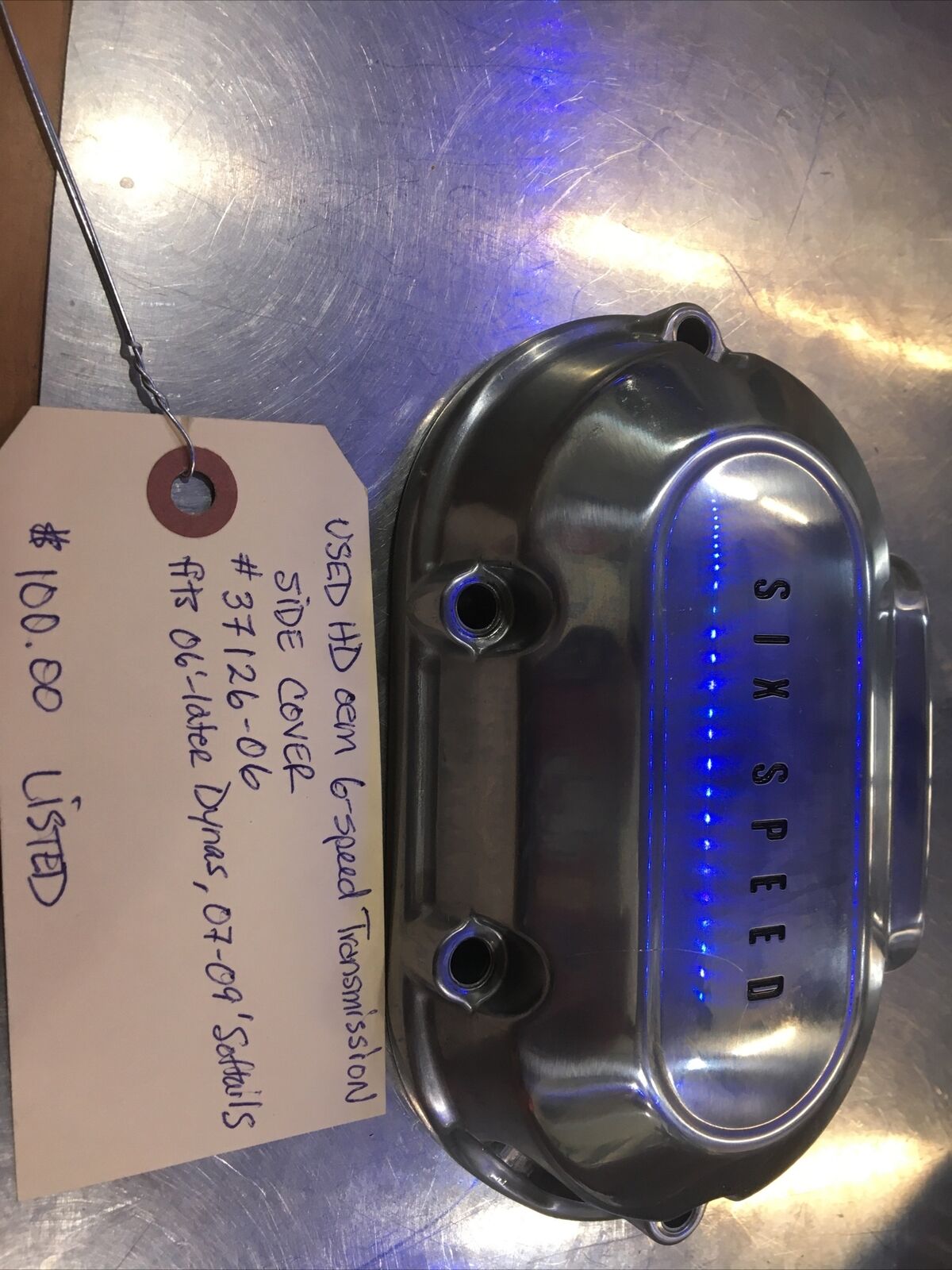 Harley Davidson oem 6-speed Transmission Side Cover #37126-06