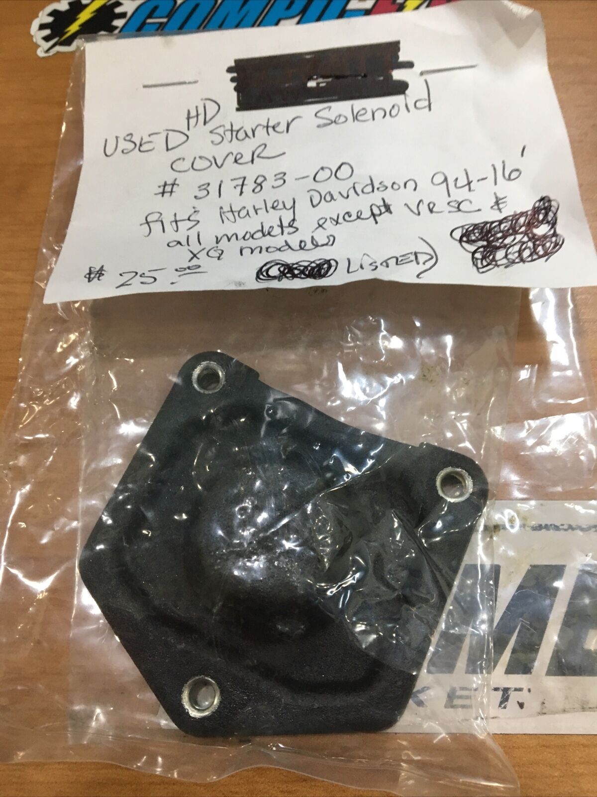 Harley Davidson oem Black Starter Solenoid Cover #31783-00