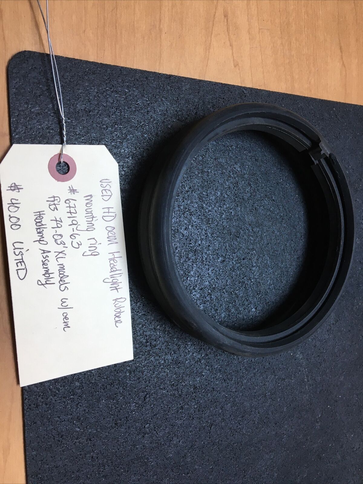 Harley Davidson oem Headlight Rubber Mounting Ring #67719-63