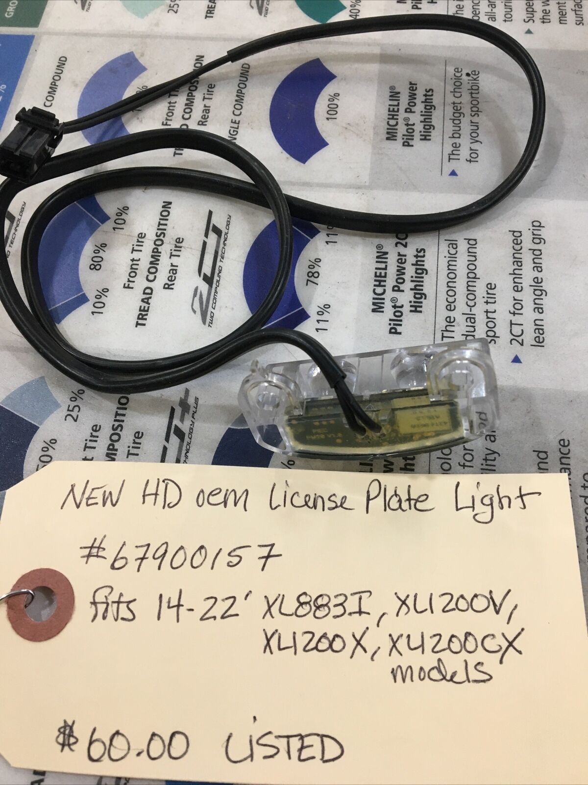 Harley Davidson oem License Plate Light #67900157