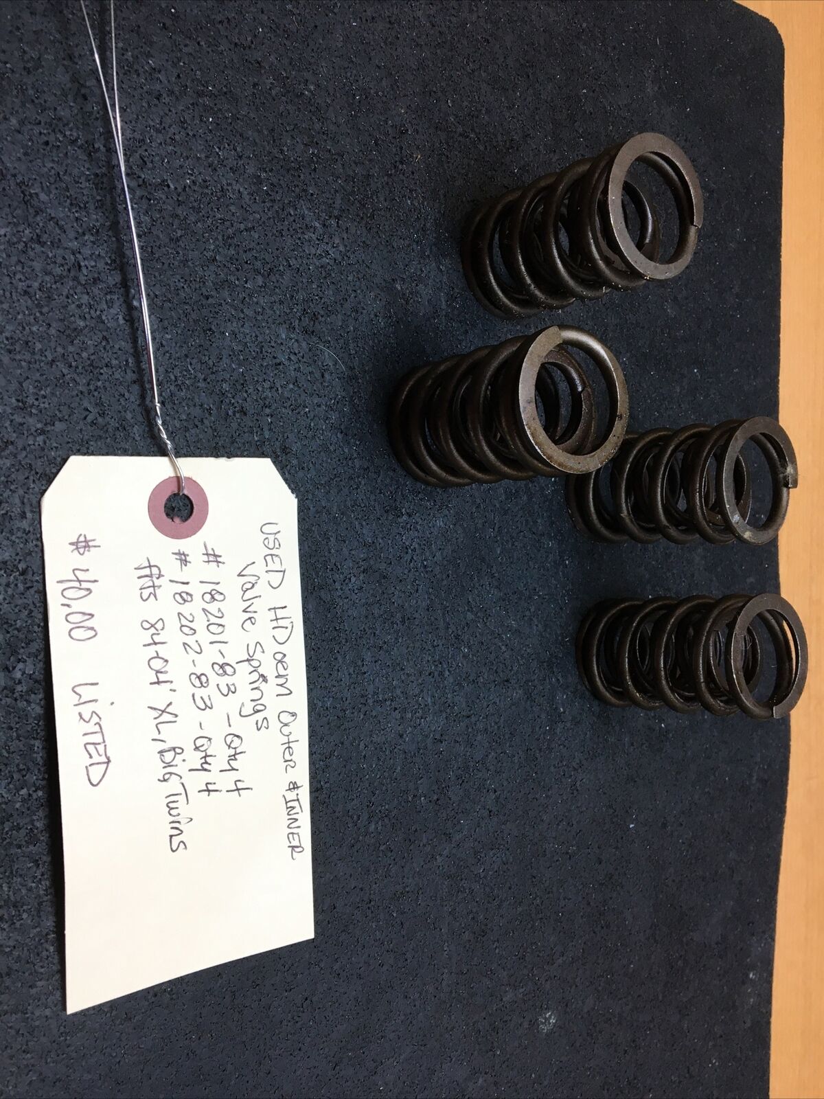 Harley Davidson oem Outer & Inner Valve Springs #18201-83/18202-83