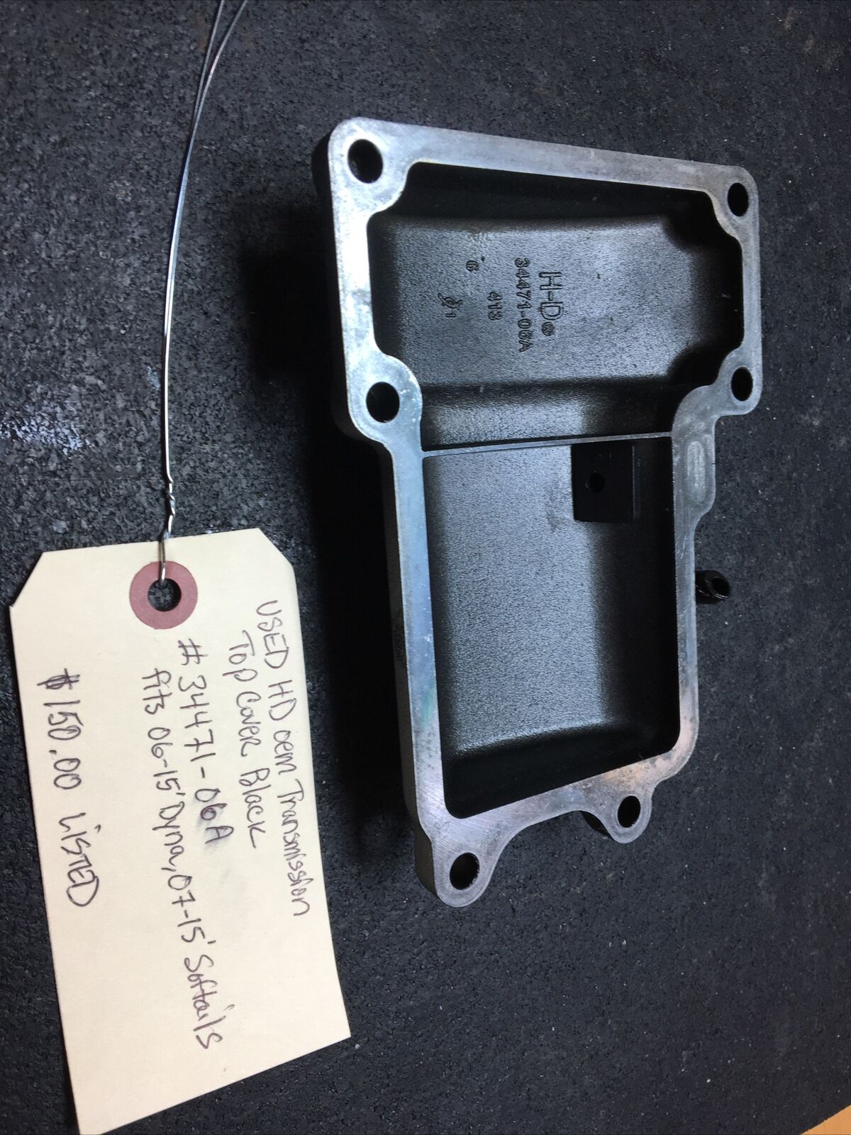 Harley Davidson oem Transmission Top Cover Black #34471-06A