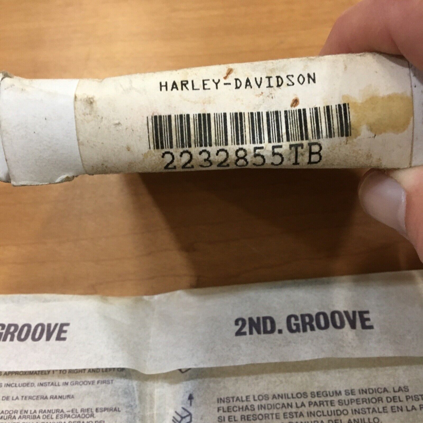 Harley Davidson piston ring set #22328-55TB