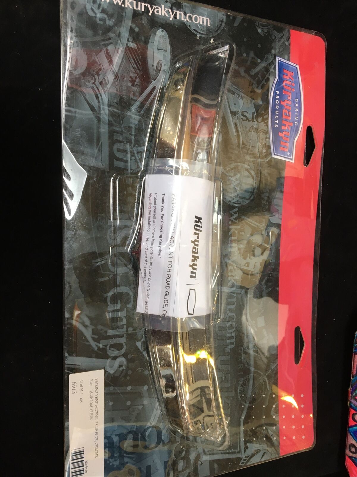 Kuryakyn Fairing Vent Accent Chrome #6913