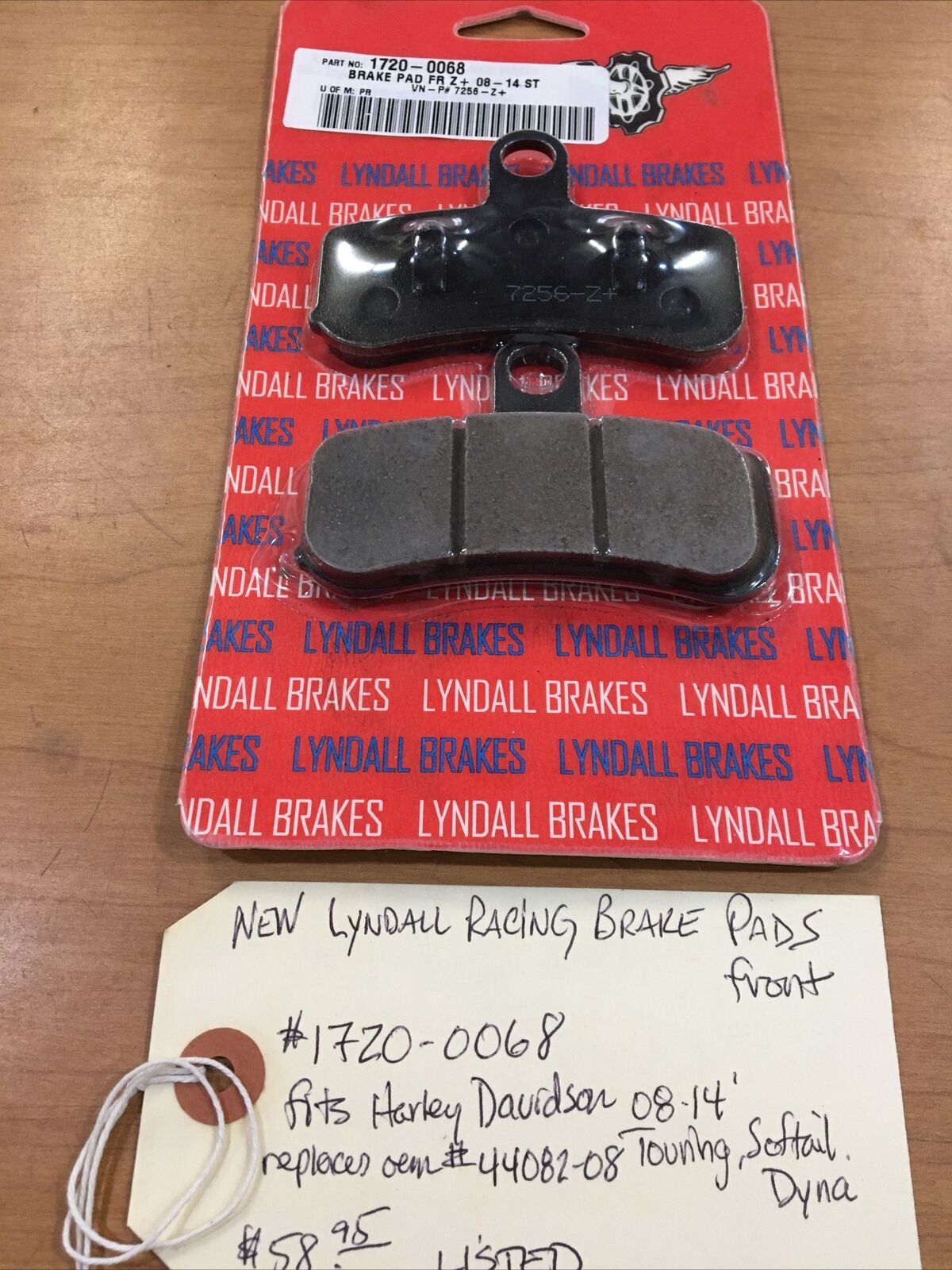 Lyndall Racing brake pads front #1720-0068