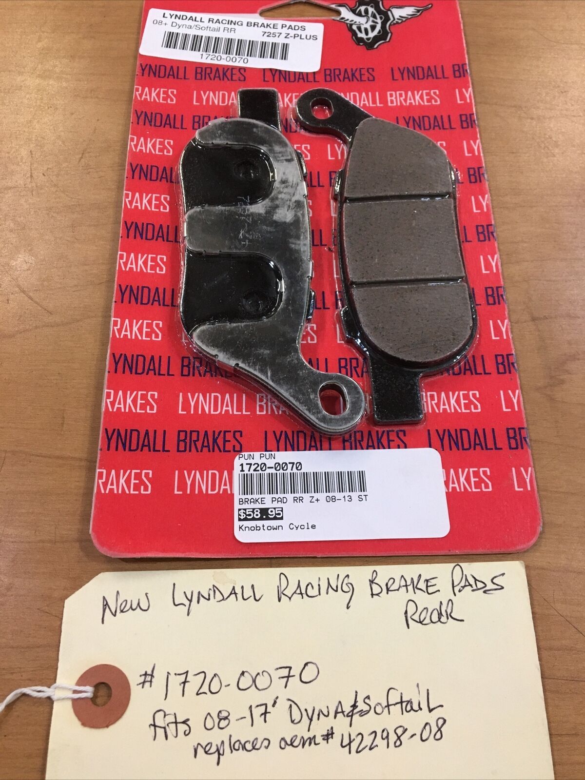 Lyndall Racing brake pads rear #1720-0070