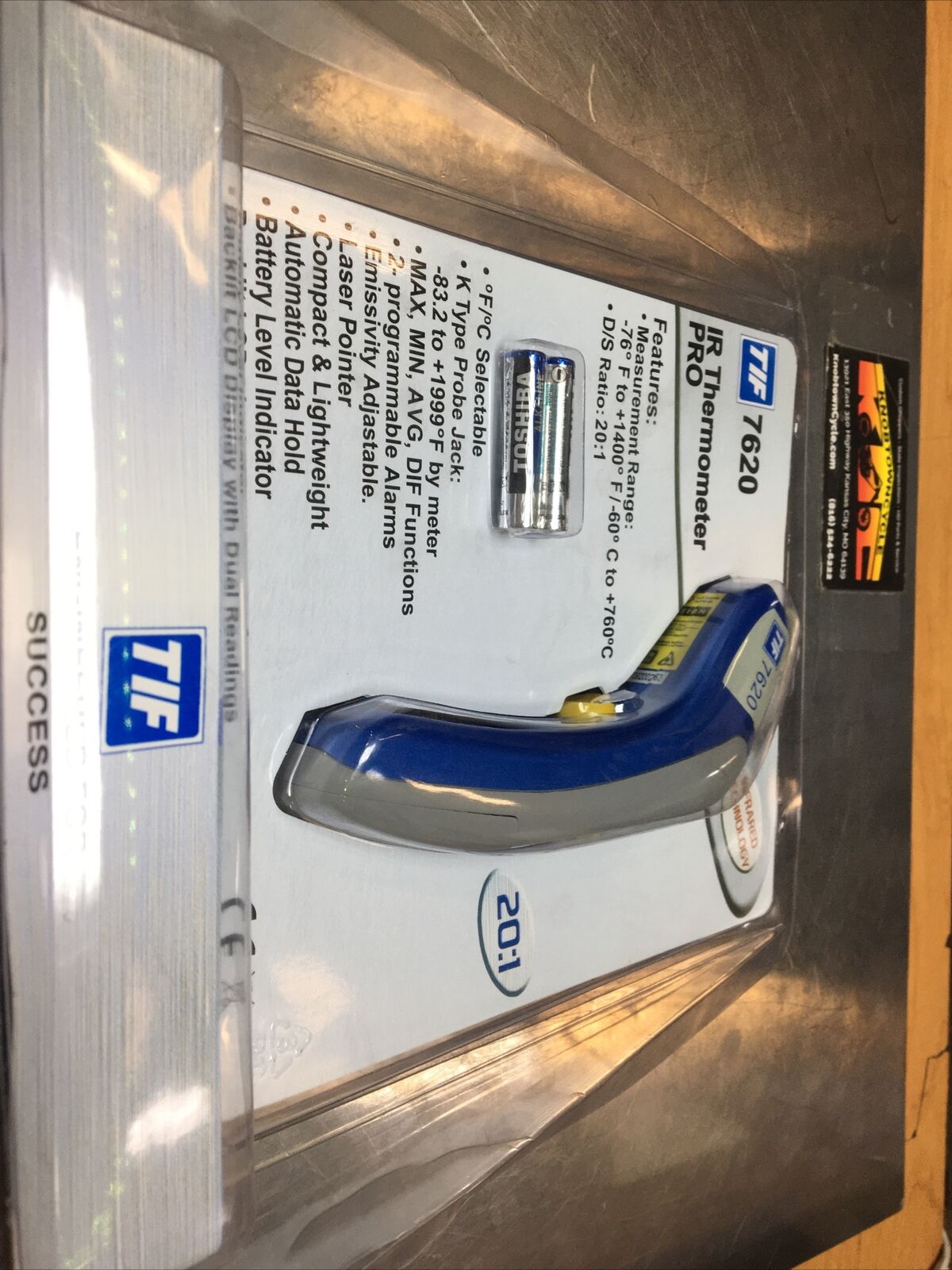 TIF IR Thermometer Pro 20:1 #7620