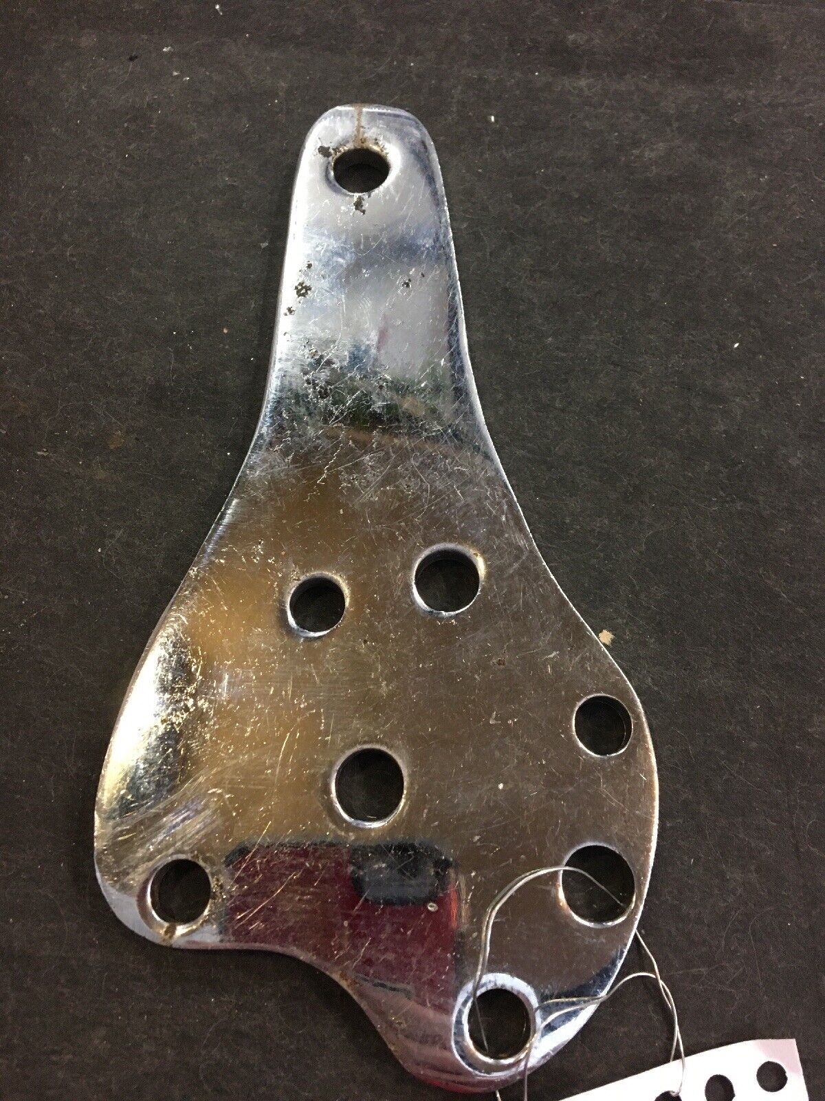 V-Twin Highway Bar Mounting Plate Chrome #27-0607