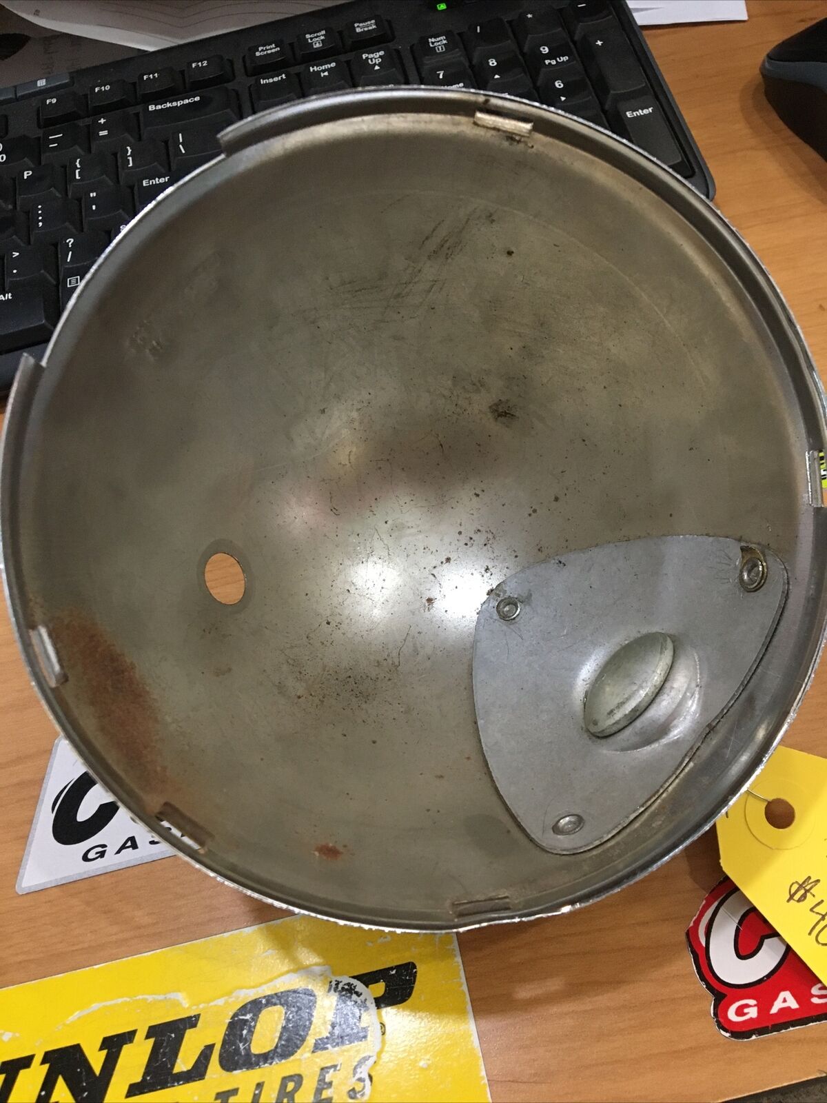 5-3/4” chrome headlamp bucket for Harley Davidson