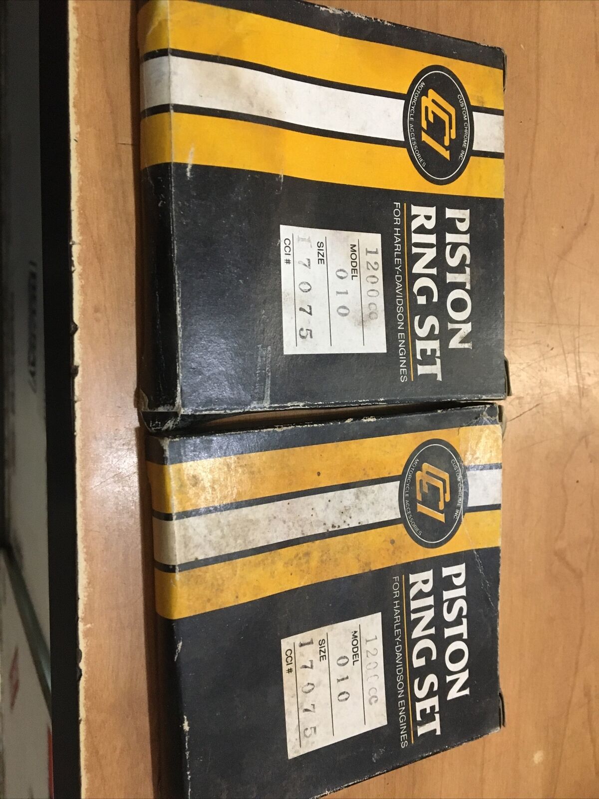 CCI piston ring set for Harley Davidson 1200cc .010” #17075