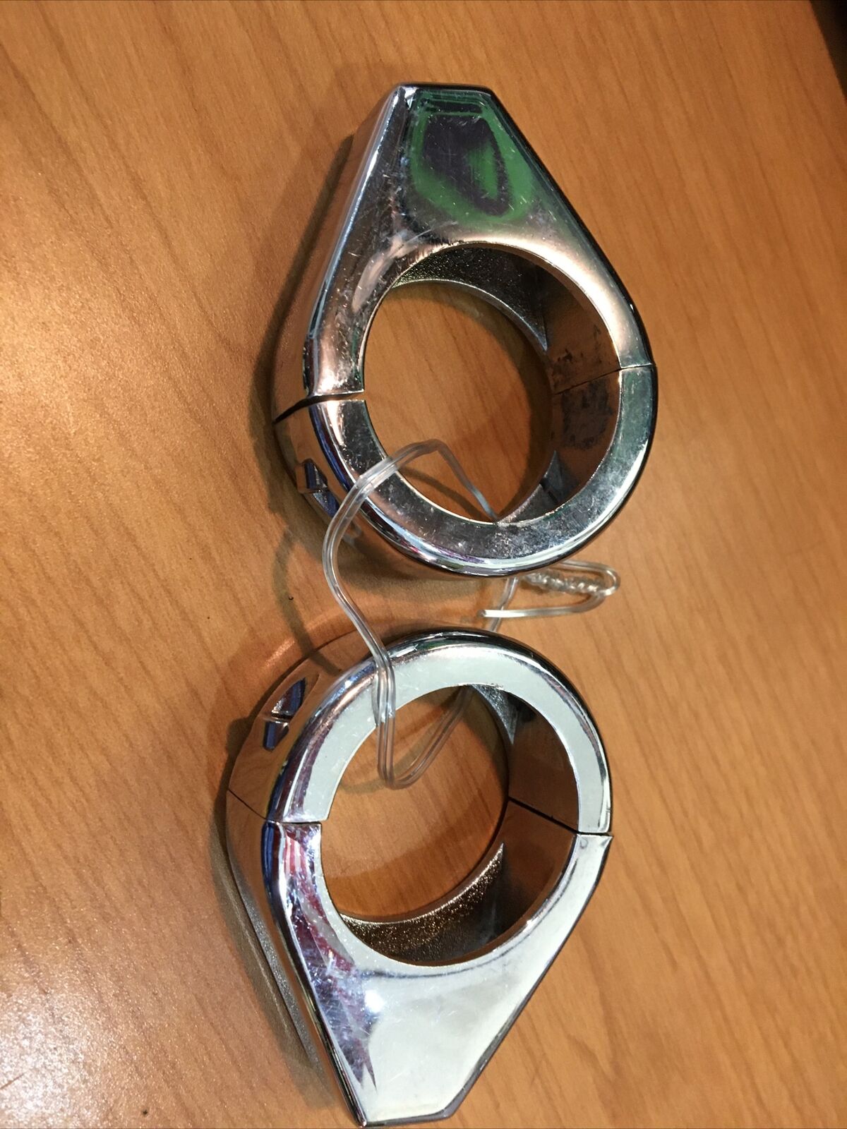 Chrome 39mm Turn Signal clamps