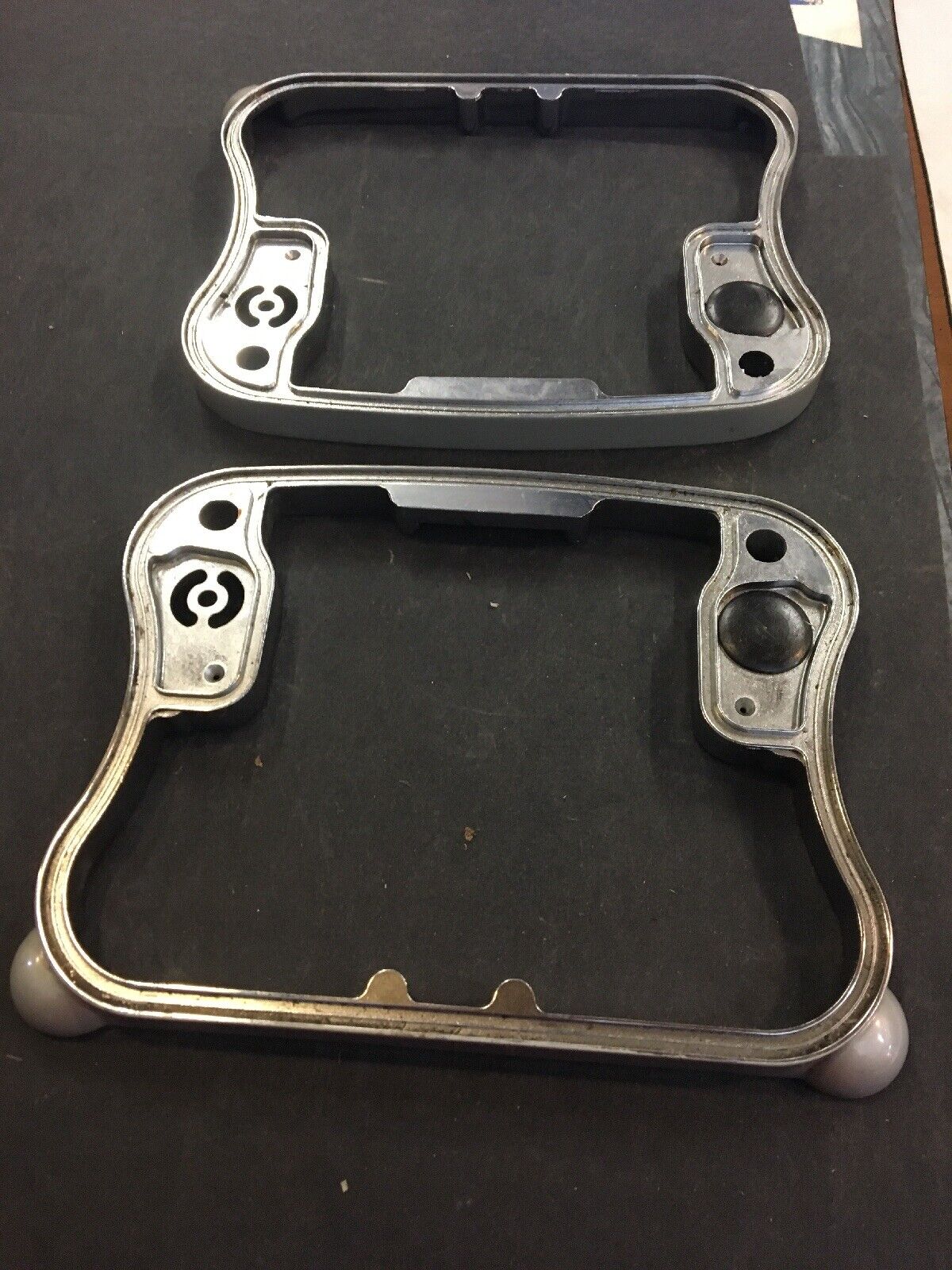 Custom Chrome Rocker Box Spacers Silver #46-232