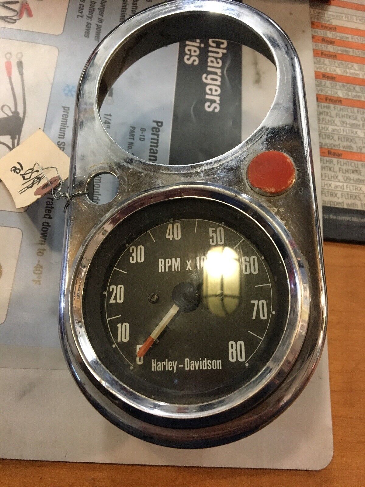 Harley Davidson FX Speedo/Tach Mount With Tachometer