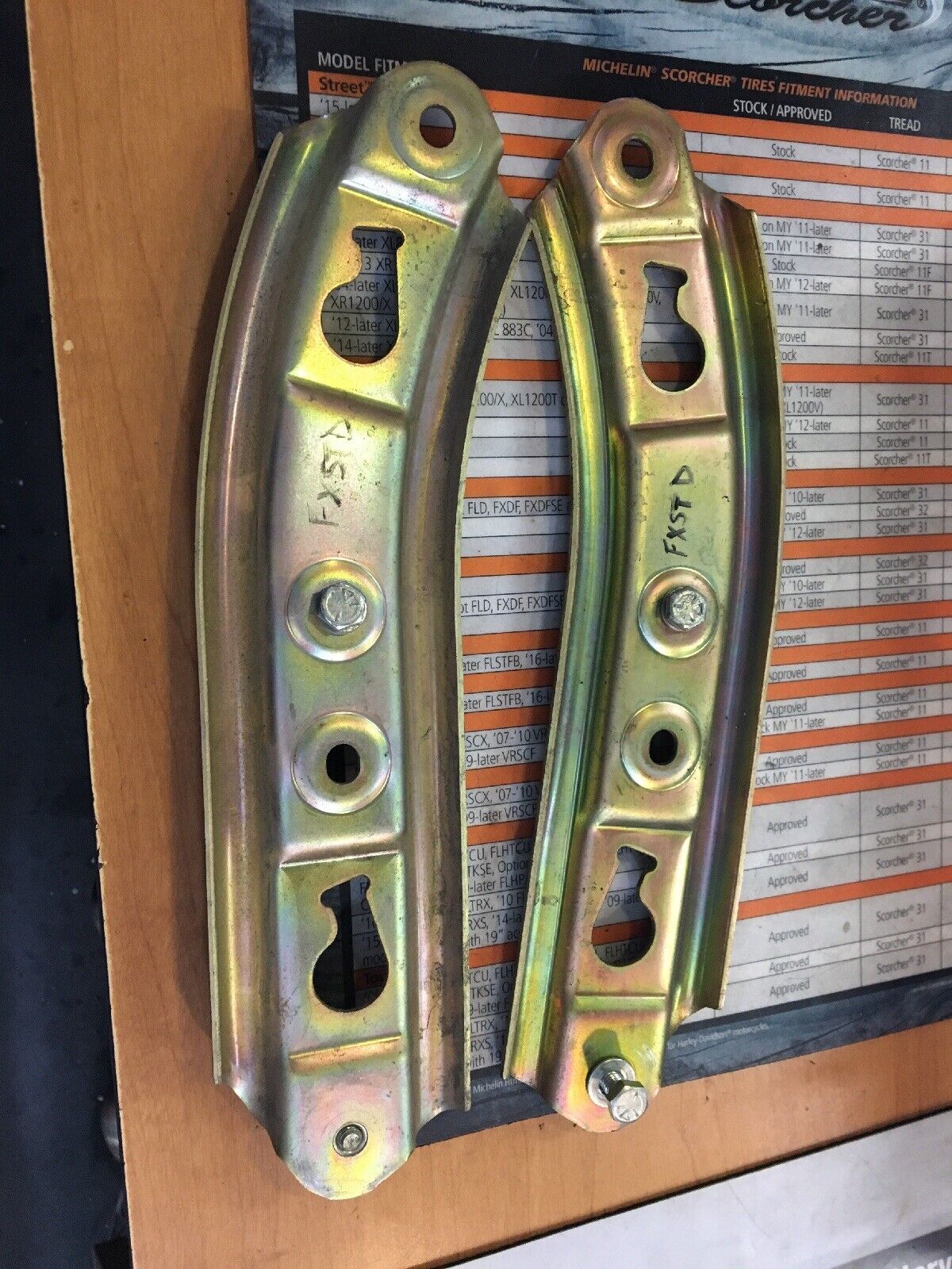 Harley Davidson Fender Reinforcements #56627-00/56628-00