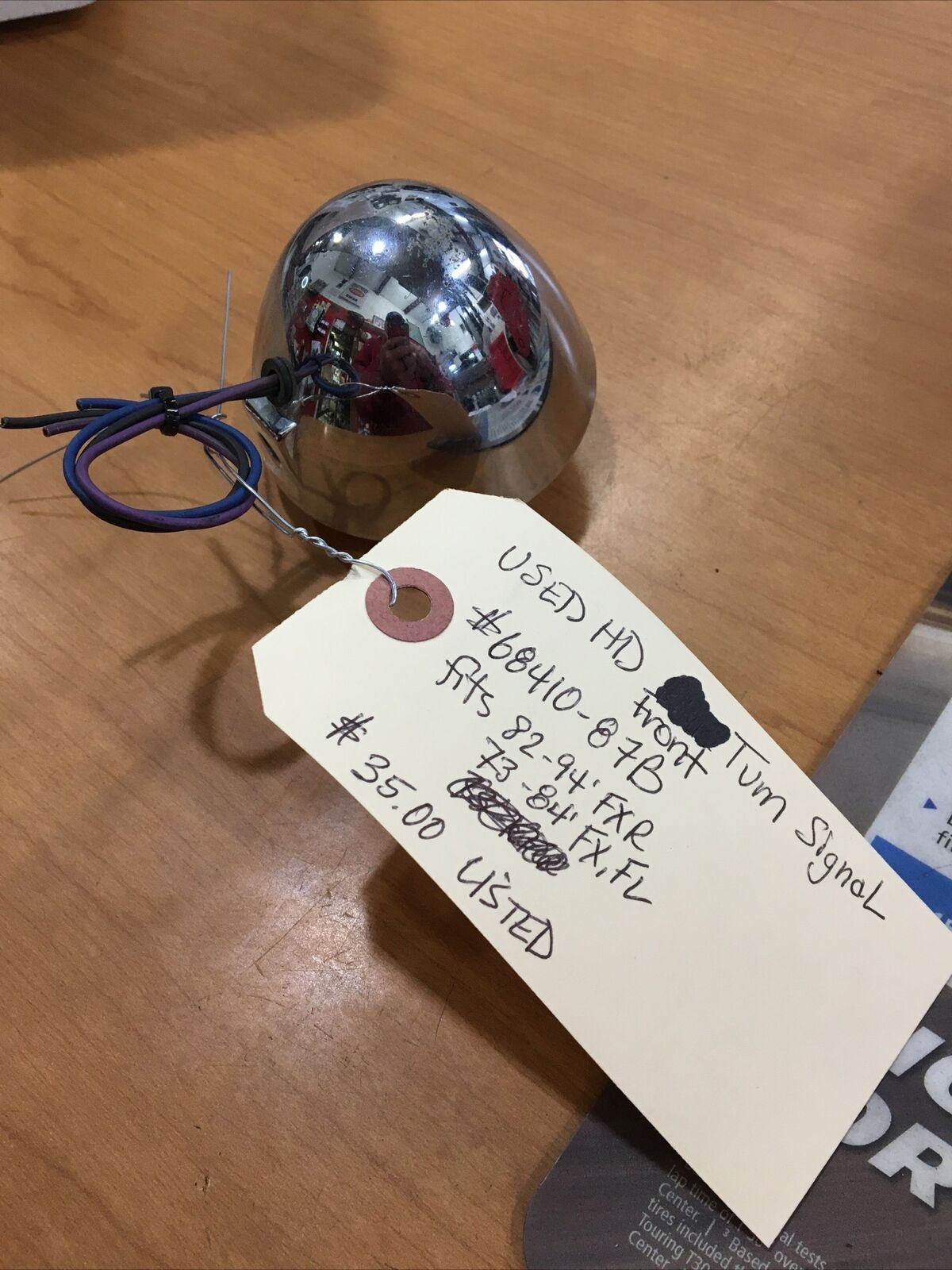 Harley Davidson Front Turn Signal #68410-87B