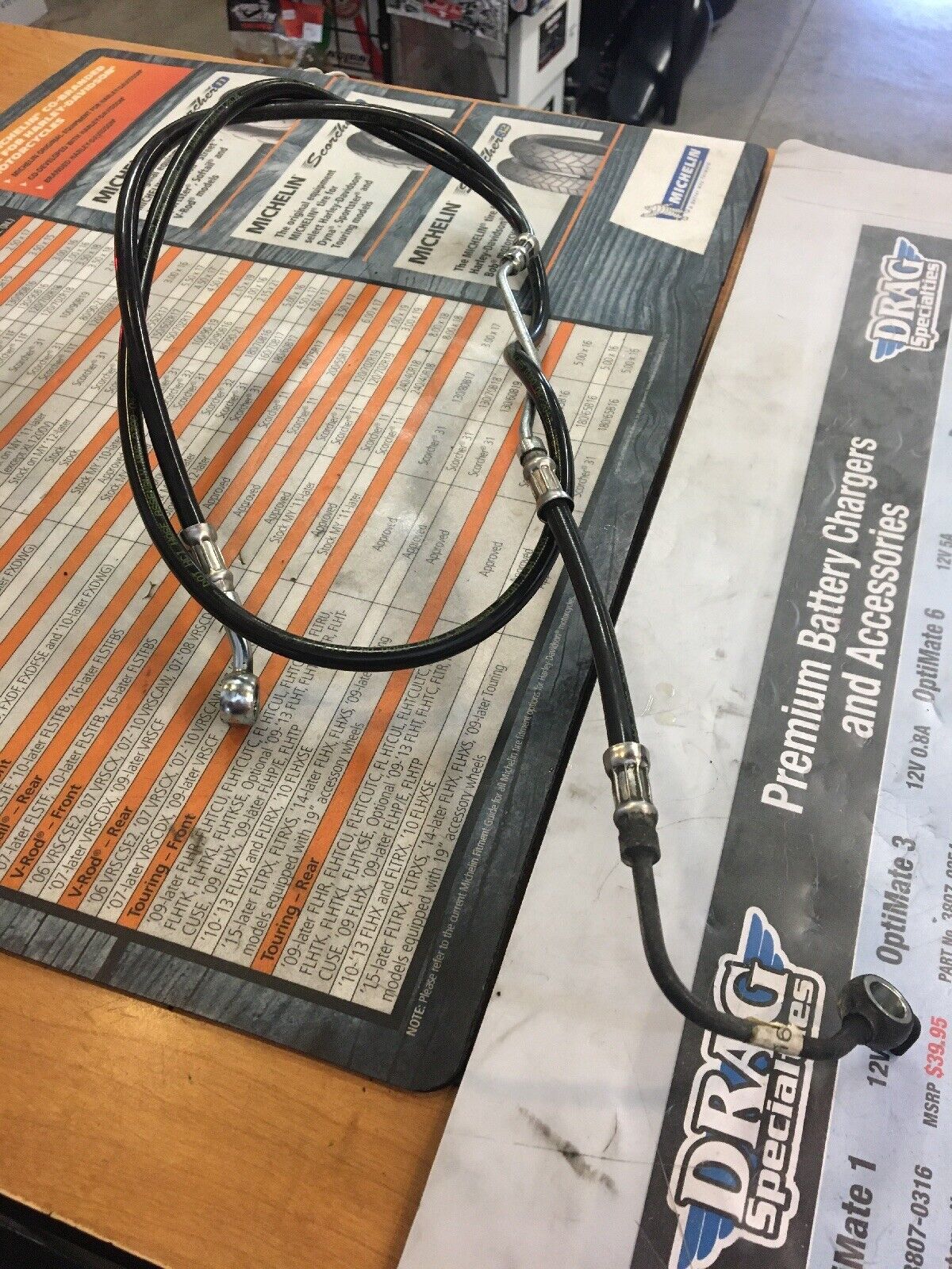 Harley Davidson OEM Front Upper ABS Brake Line #41679-09