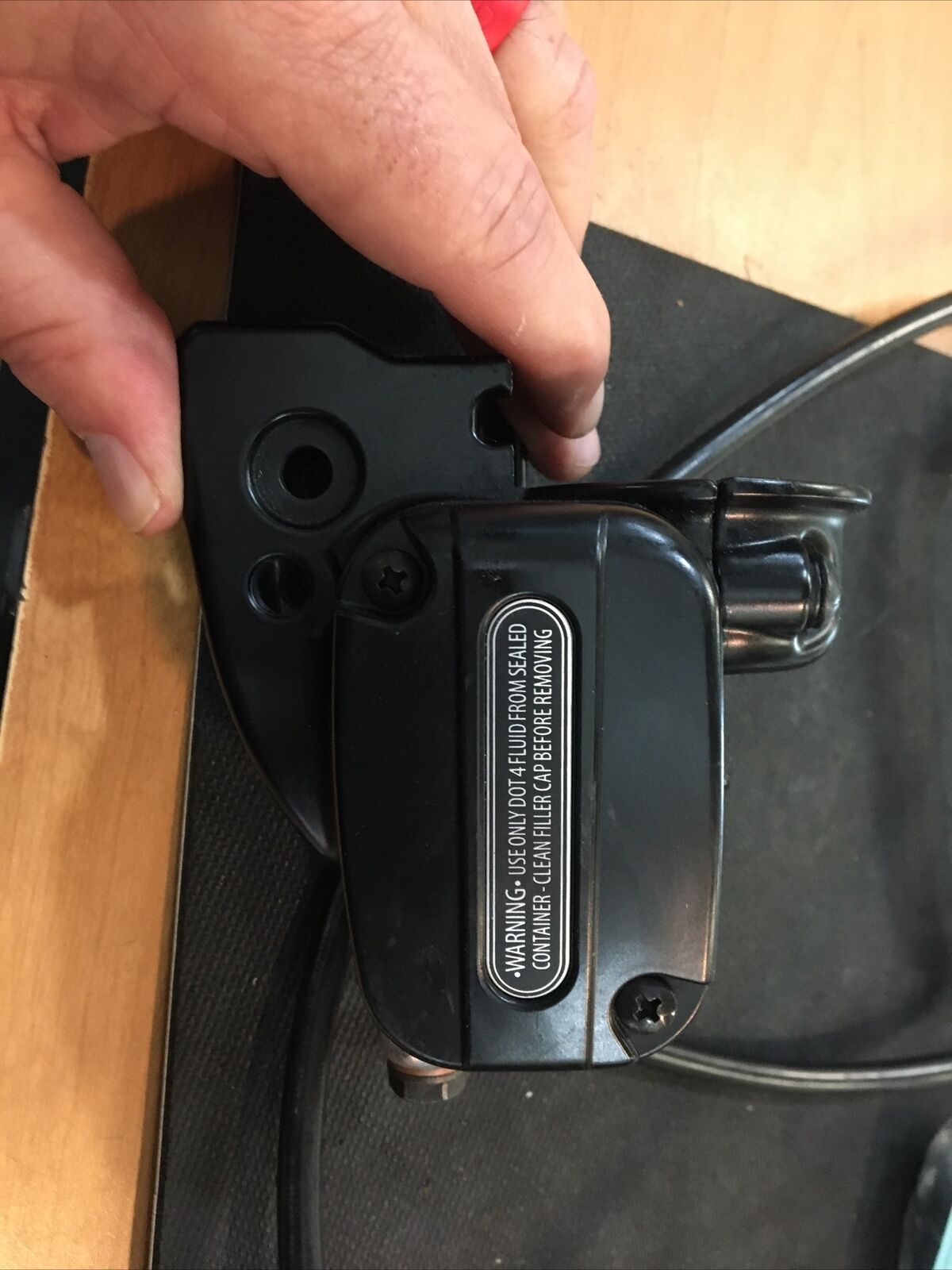 Harley Davidson OEM front brake master cylinder and up brake line ABS #44551-08A