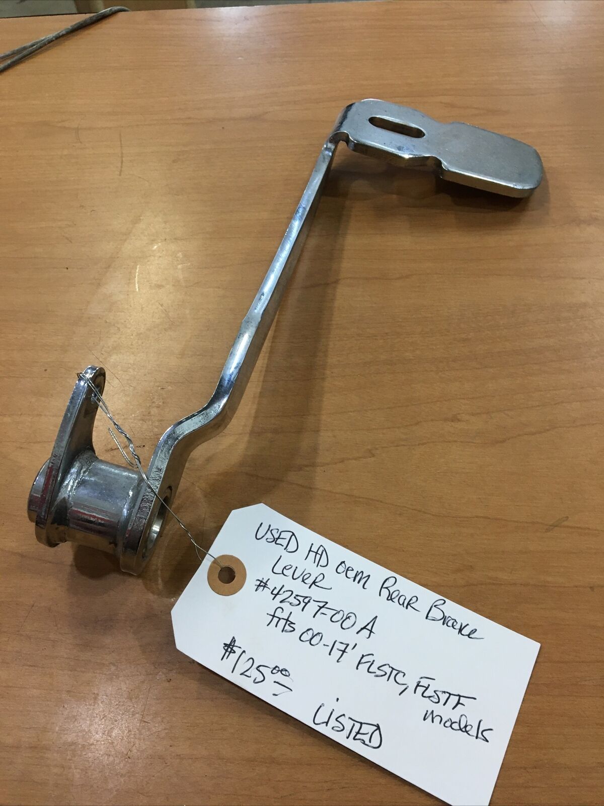 Harley Davidson Oem Rear Brake Lever #42597-00A