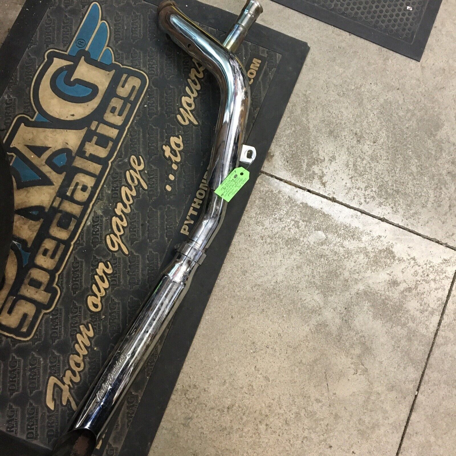 Harley Davidson Rear head pipe w/heat shield and screamin eagle muffler#65668-86