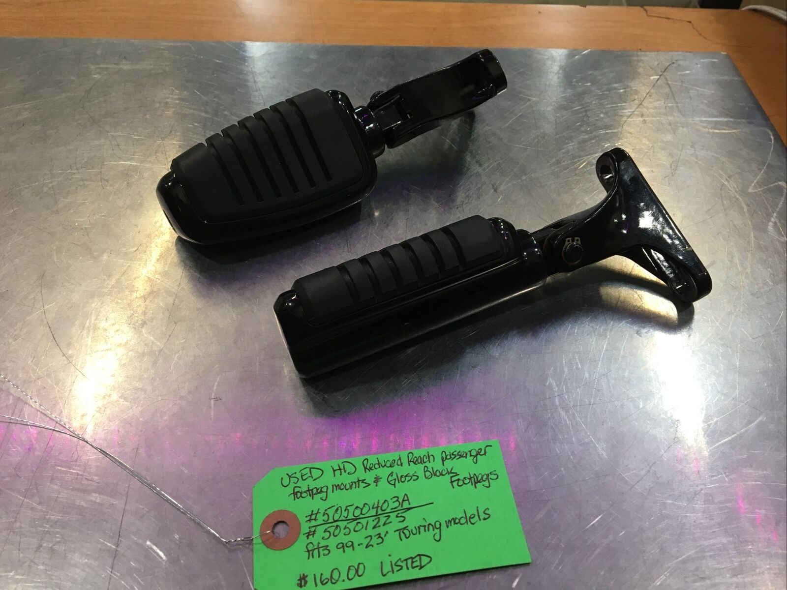 Harley Davidson Reduced Reach Passenger Footpeg Mounts & Pegs #50500403A