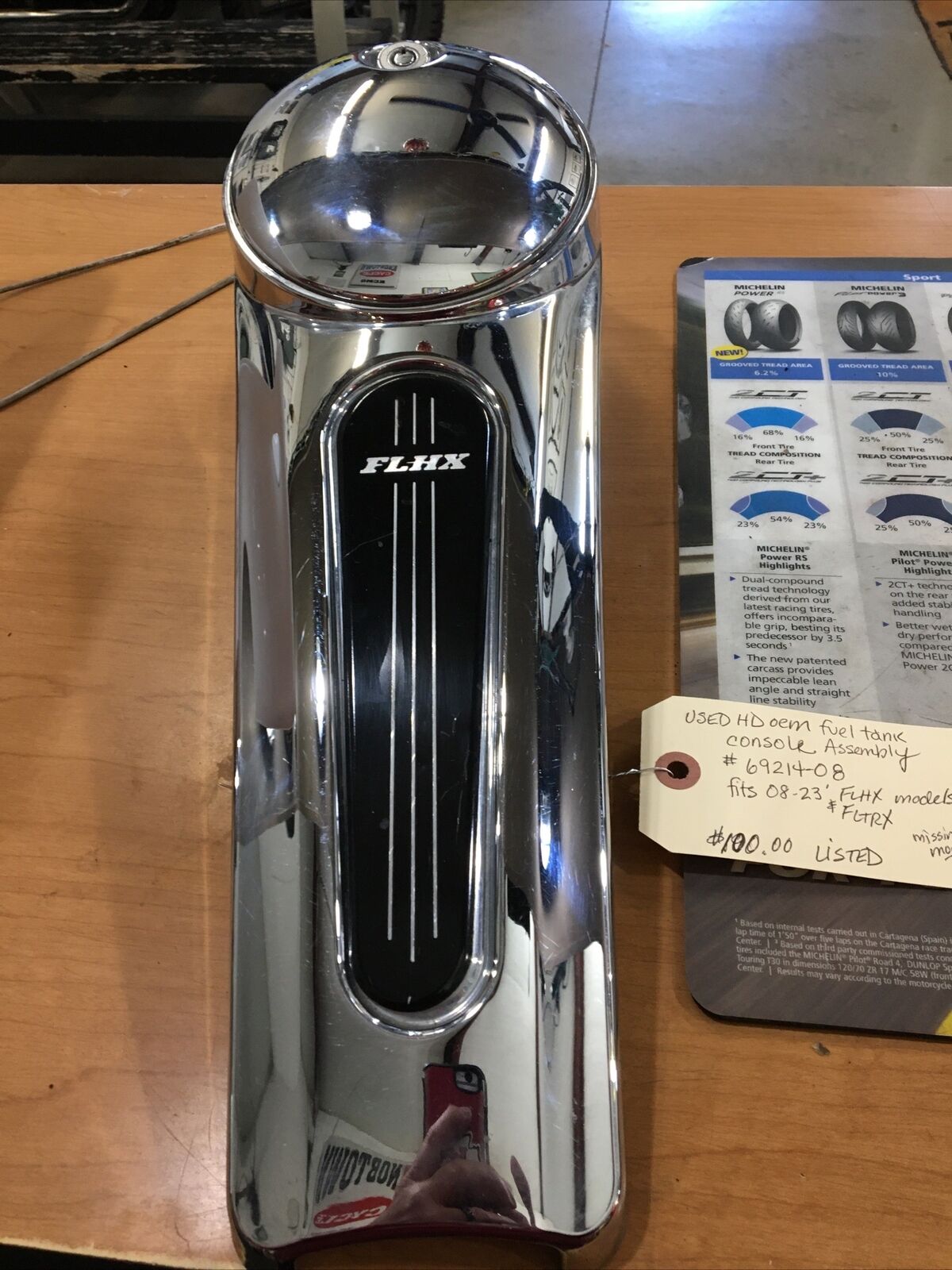 Harley Davidson oem Fuel Tank Console Assembly #69214-08