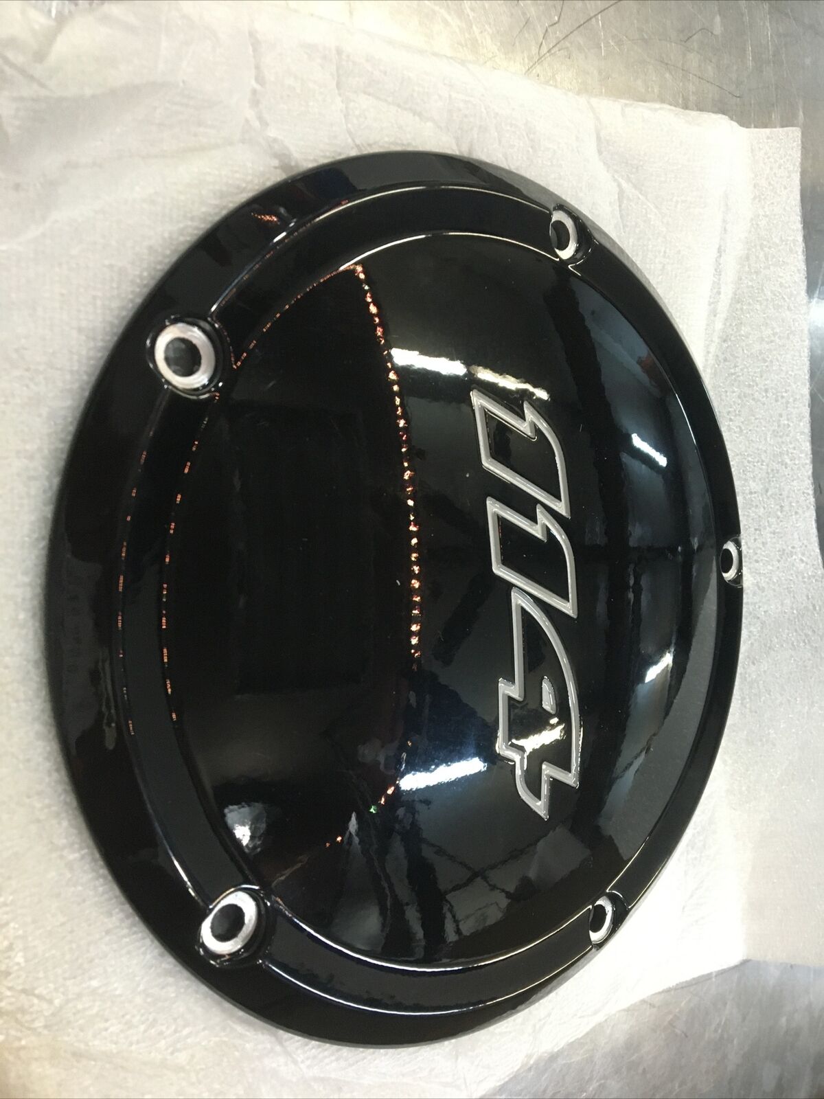 Harley Davidson oem Gloss Black 5-Hole Derby Cover 114CI #25700389