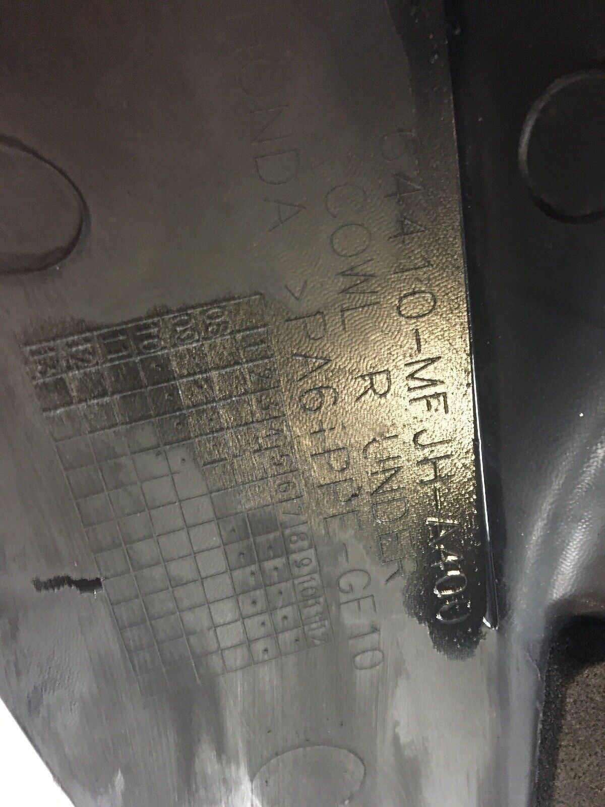 Honda Right Side Bottom Belly Cover #64411-MFJH-A400