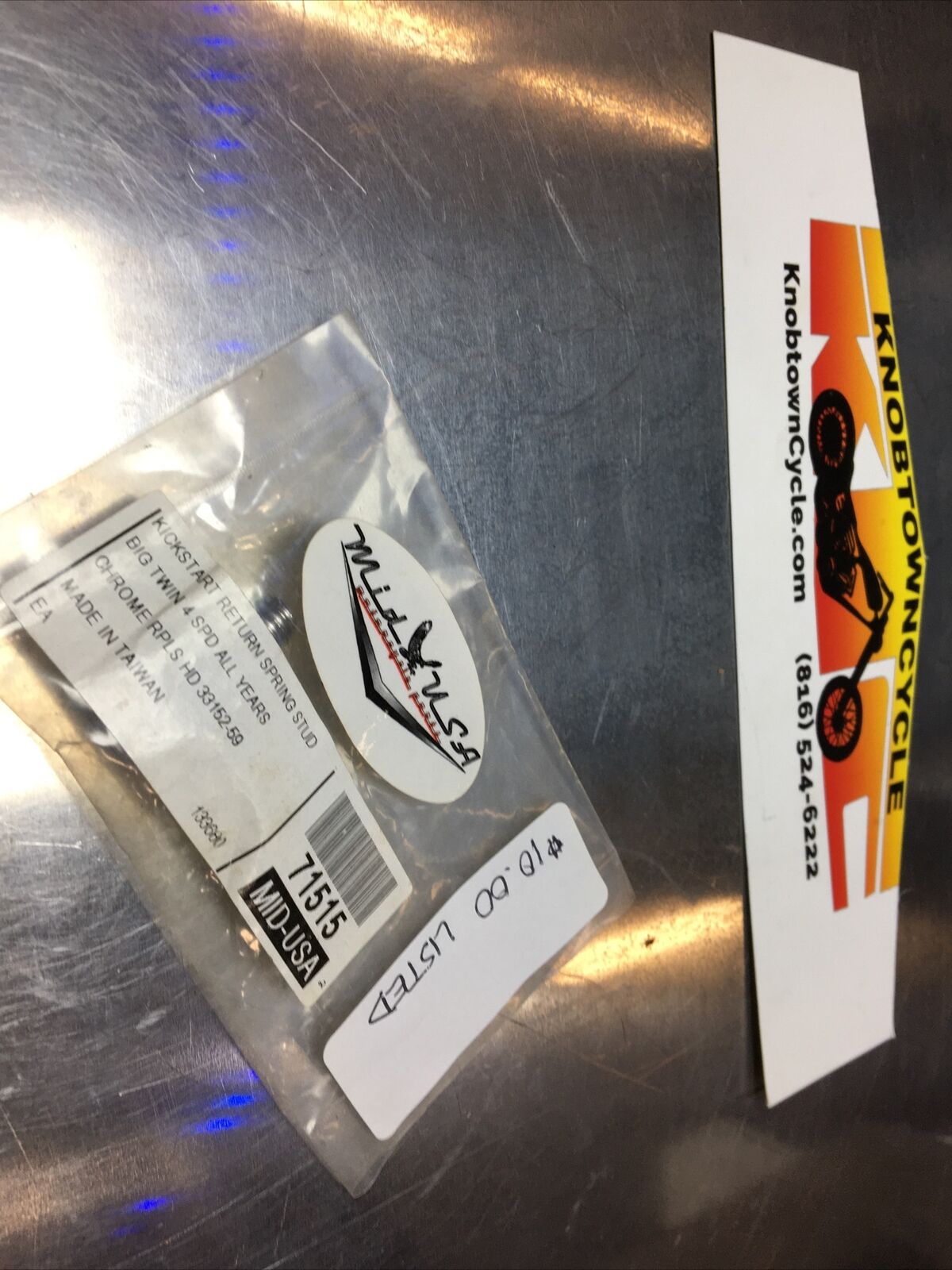 Kickstart Return Spring Stud For Harley #71515