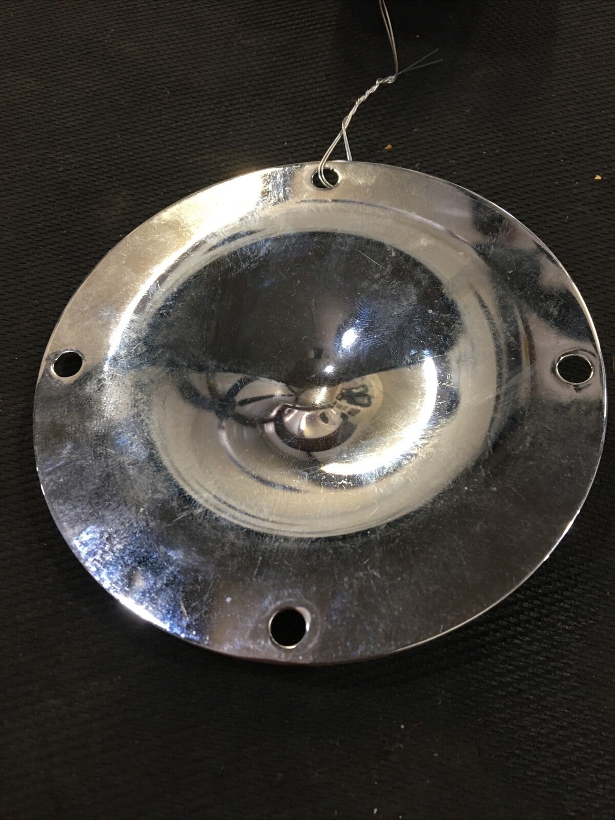 Kuryakyn chrome trap door for standard Hypercharger air cleaner