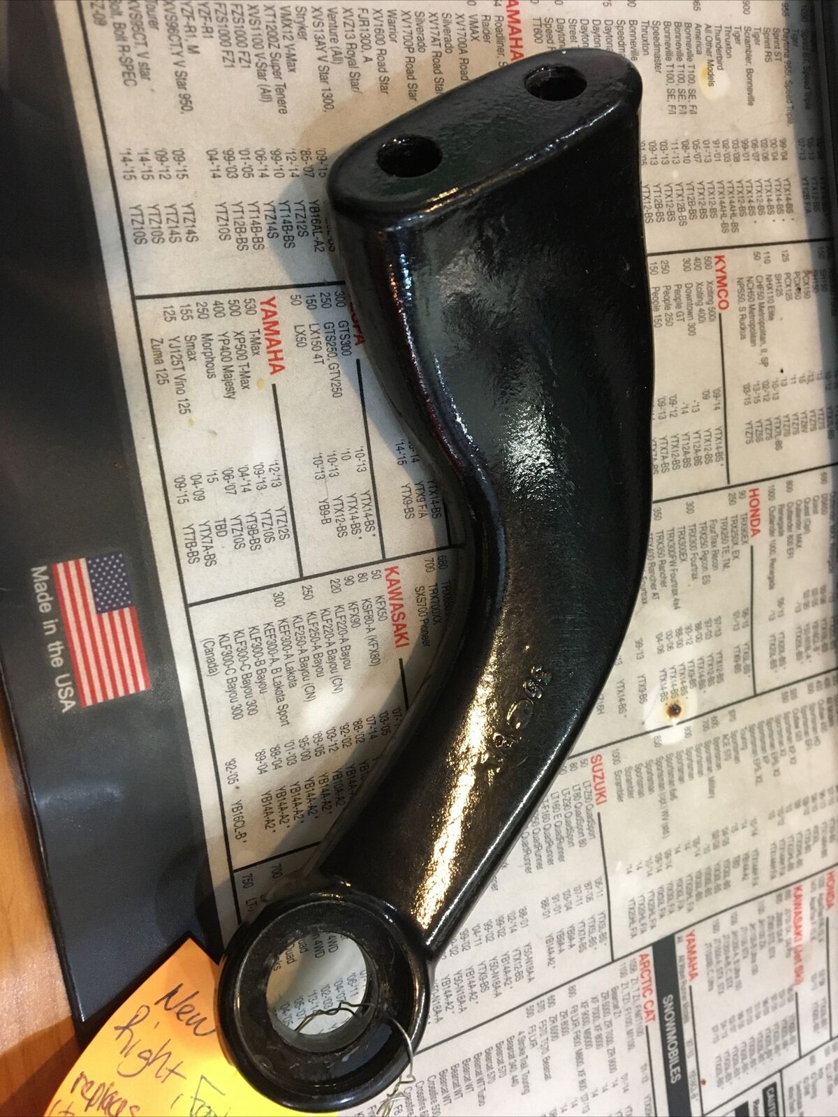 Right Foot Peg Bracket Replaces OEM #42971-04